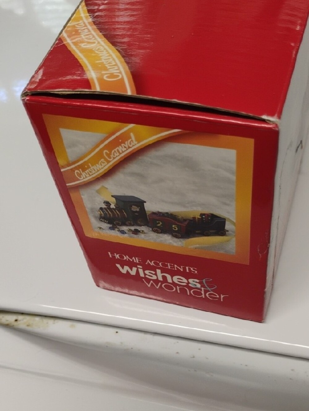Red Holiday Train Countdown Calendar - Picture 2 of 3